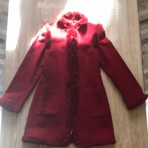 Vintage Moschino Jeans fur lined coat LIKE NEW!